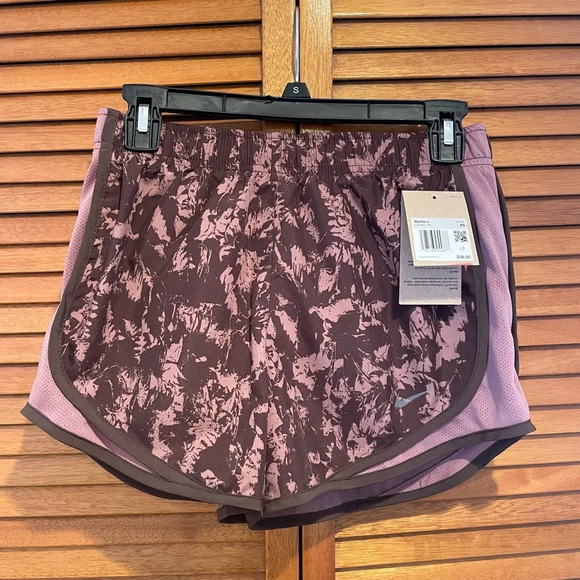 Nike Pants - Nike Dri-Fit Women’s Lined Tempo Brown Athletic Running Shorts Sz XS NWT